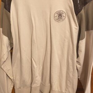 Born Fly Men's Crewneck Sweater - Cream and Brown